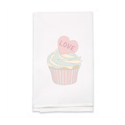 Personalized White Flour Sack Tea Towel