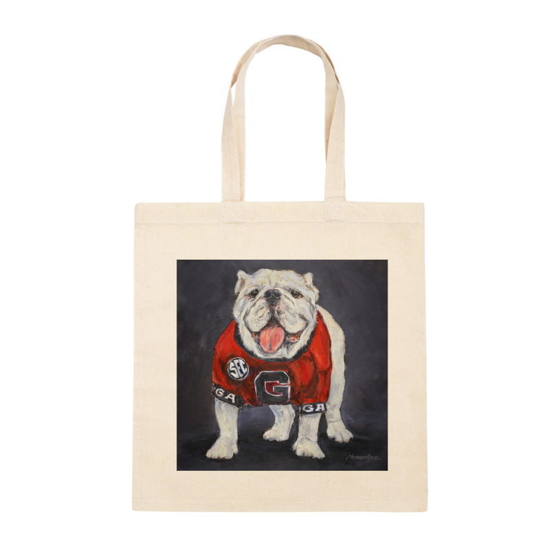 Personalized Square Canvas Tote Bag