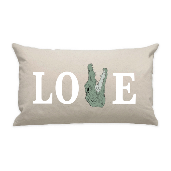 10"x18" Natural Cotton Canvas Decorative Pillow Case