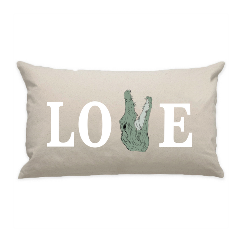 10"x18" Natural Cotton Canvas Decorative Pillow Case