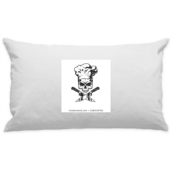 10"x18" White Cotton Canvas Decorative Pillow Case