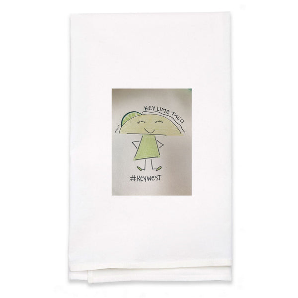 Personalized White Flour Sack Towel