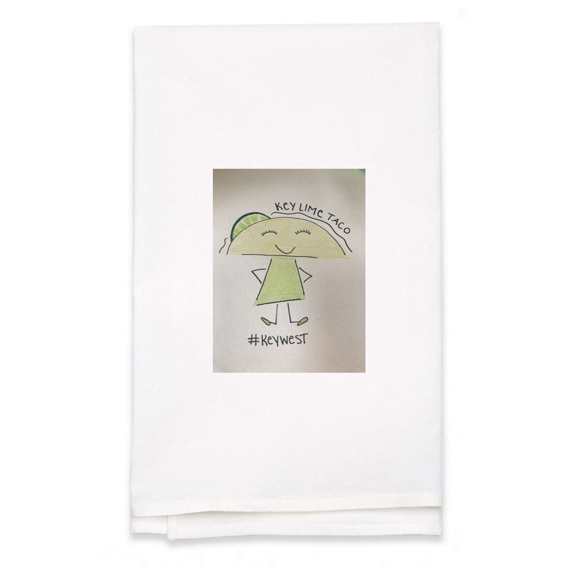 Personalized White Flour Sack Towel