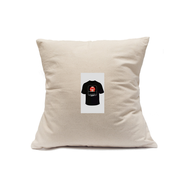 Custom Printed Natural Canvas Pillowcase with Zipper 18"x18"