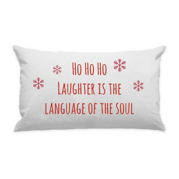 10"x18" White Cotton Canvas Decorative Pillow Case