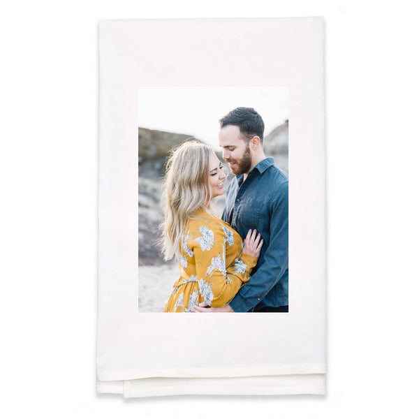Personalized White Flour Sack Towel