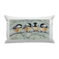 10"x18" White Cotton Canvas Decorative Pillow Case