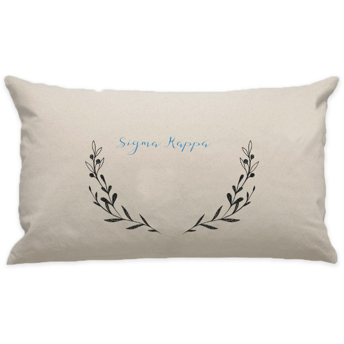 10"x18" Natural Cotton Canvas Decorative Pillow Case