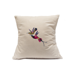 Custom Printed Natural Canvas Pillowcase with Zipper 18"x18"