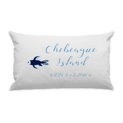 10"x18" White Cotton Canvas Decorative Pillow Case