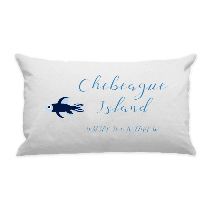 10"x18" White Cotton Canvas Decorative Pillow Case