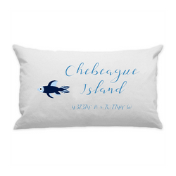 10"x18" White Cotton Canvas Decorative Pillow Case