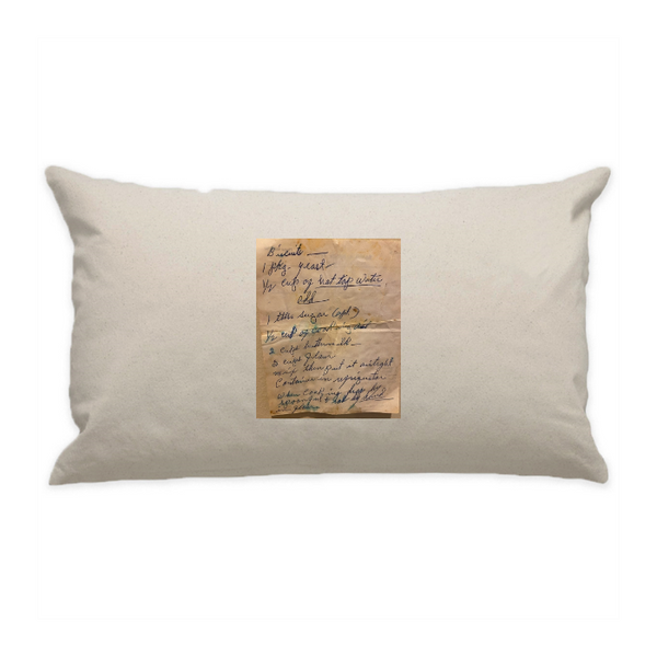 10"x18" Natural Cotton Canvas Decorative Pillow Case