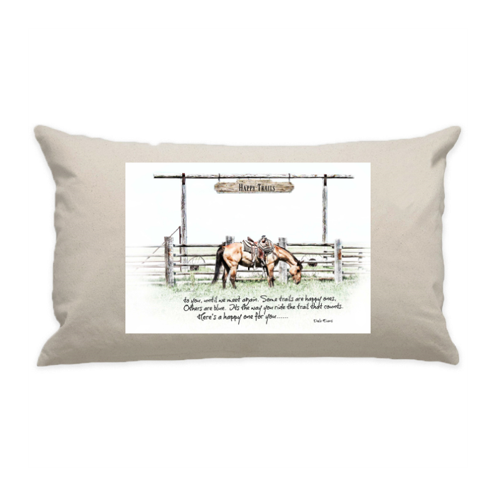 10"x18" Natural Cotton Canvas Decorative Pillow Case