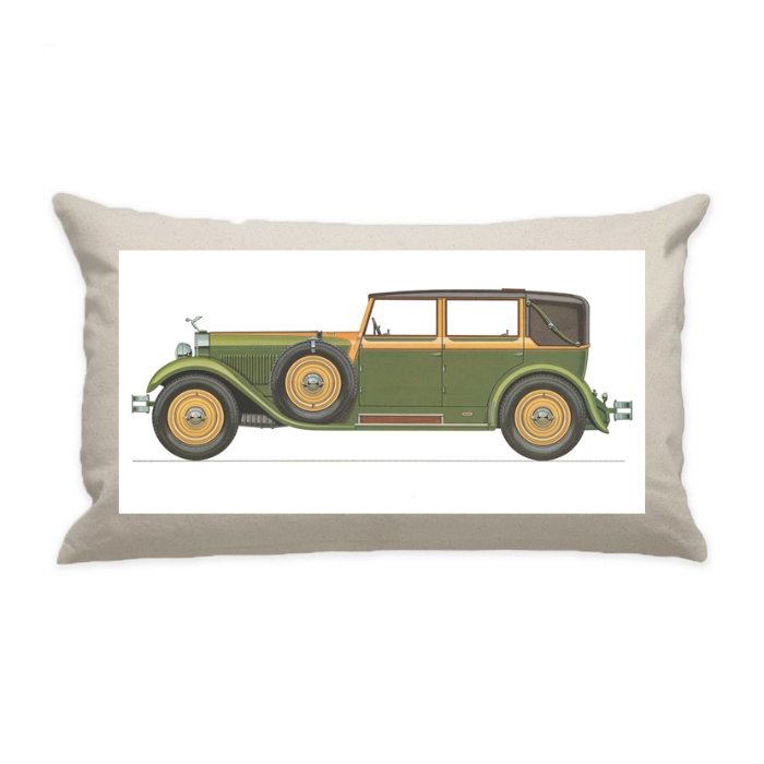 10"x18" Natural Cotton Canvas Decorative Pillow Case
