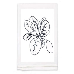 Personalized White Flour Sack Towel