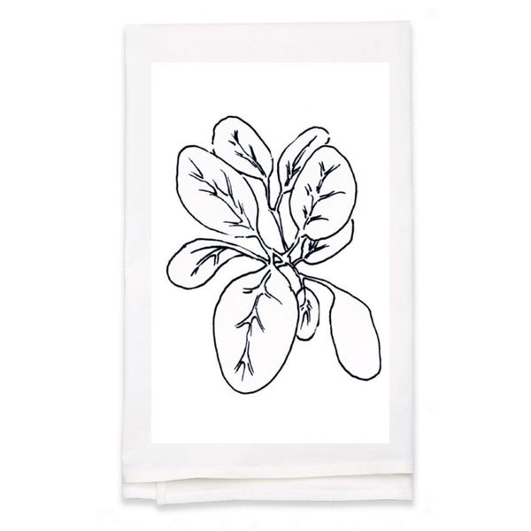 Personalized White Flour Sack Towel