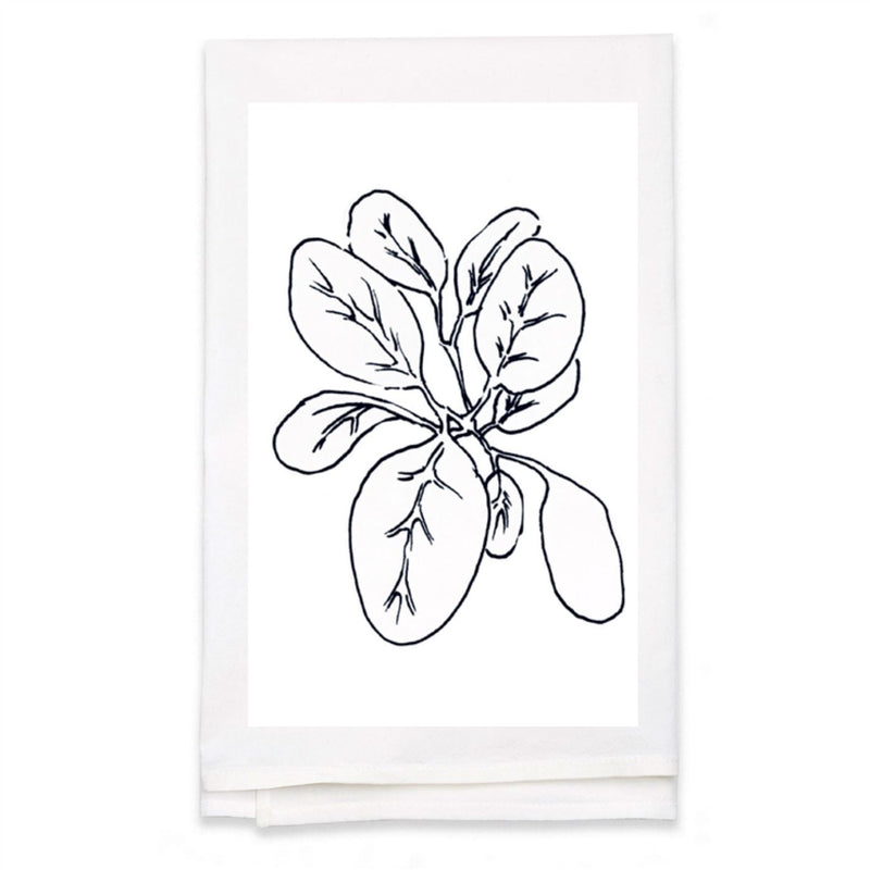 Personalized White Flour Sack Towel