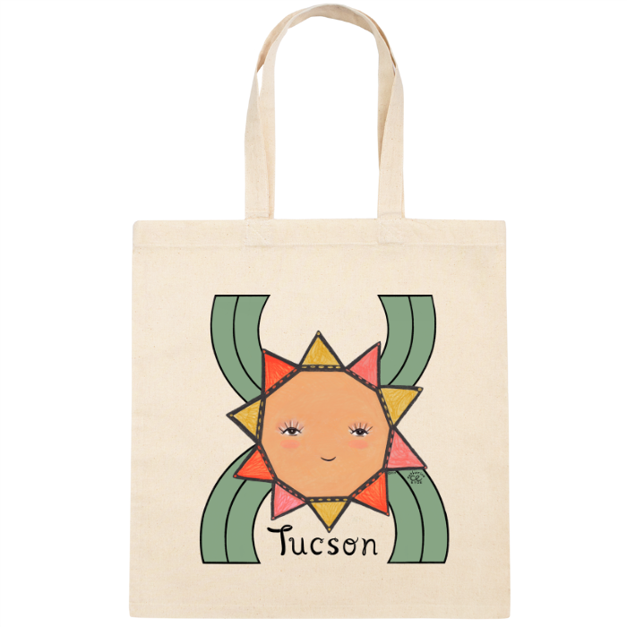 Personalized Square Canvas Tote Bag