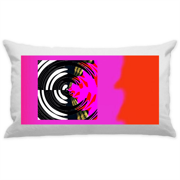 10"x18" White Cotton Canvas Decorative Pillow Case