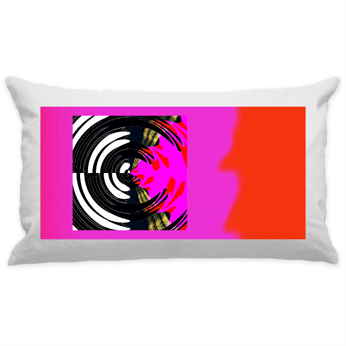 10"x18" White Cotton Canvas Decorative Pillow Case