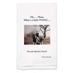 Personalized White Flour Sack Towel