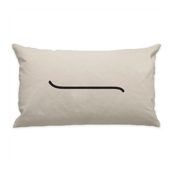 10"x18" Natural Cotton Canvas Decorative Pillow Case