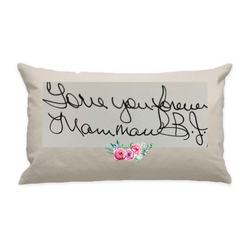10"x18" Natural Cotton Canvas Decorative Pillow Case