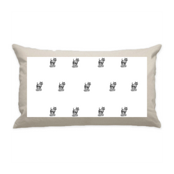 10"x18" Natural Cotton Canvas Decorative Pillow Case