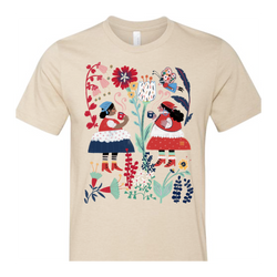Custom Printed Bella Canvas Unisex Heather Tee Shirt
