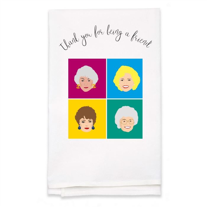 Personalized White Flour Sack Towel