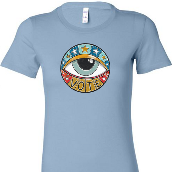 Custom Printed Bella Canvas Women's Fitted Tee Shirt
