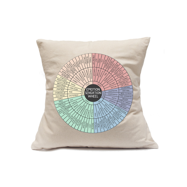 Custom Printed Natural Canvas Pillowcase with Zipper 18"x18"