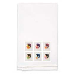 Personalized White Flour Sack Towel