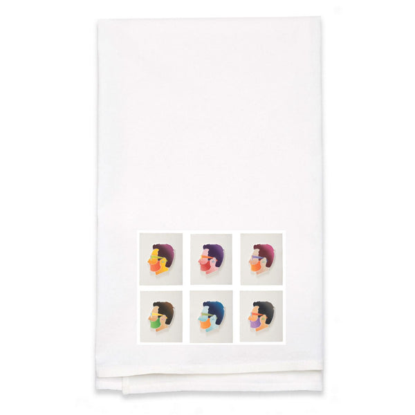 Personalized White Flour Sack Towel