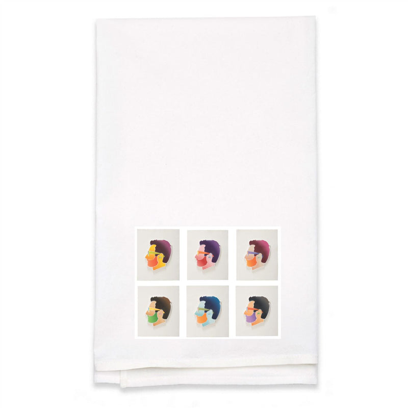 Personalized White Flour Sack Towel