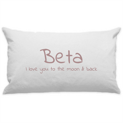 10"x18" White Cotton Canvas Decorative Pillow Case