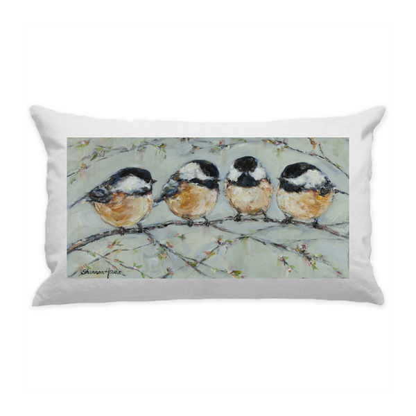 10"x18" White Cotton Canvas Decorative Pillow Case
