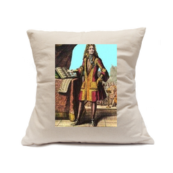 Custom Printed Natural Canvas Pillowcase with Zipper 18"x18"