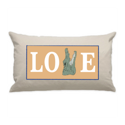 10"x18" Natural Cotton Canvas Decorative Pillow Case