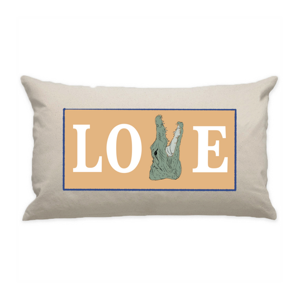 10"x18" Natural Cotton Canvas Decorative Pillow Case