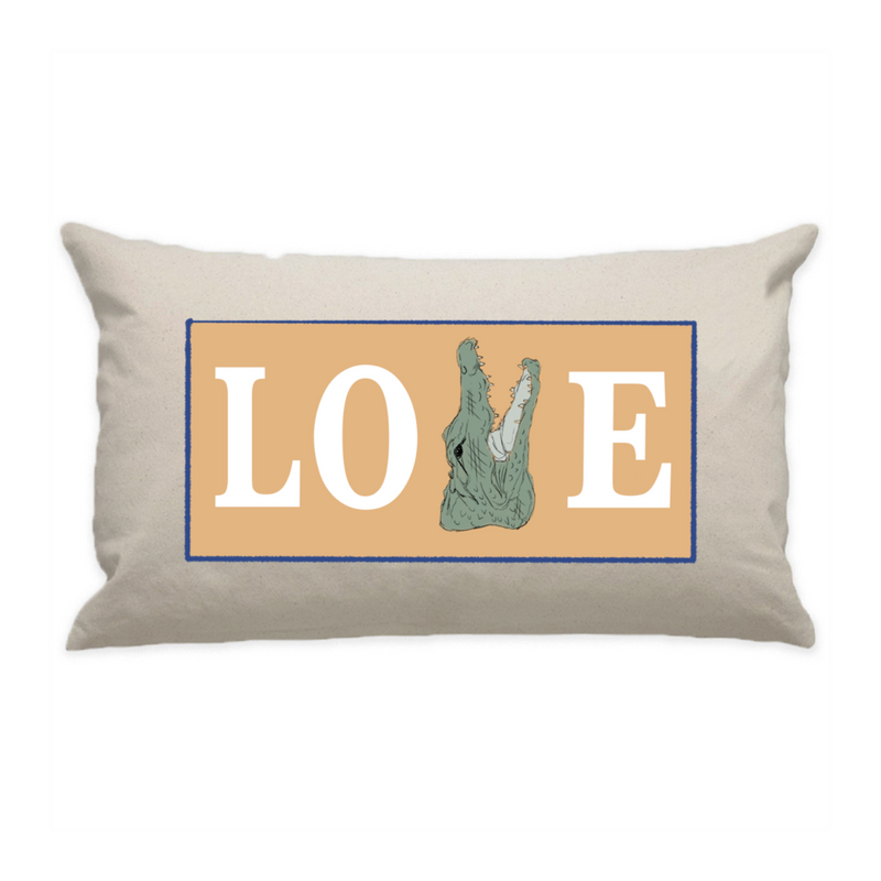 10"x18" Natural Cotton Canvas Decorative Pillow Case