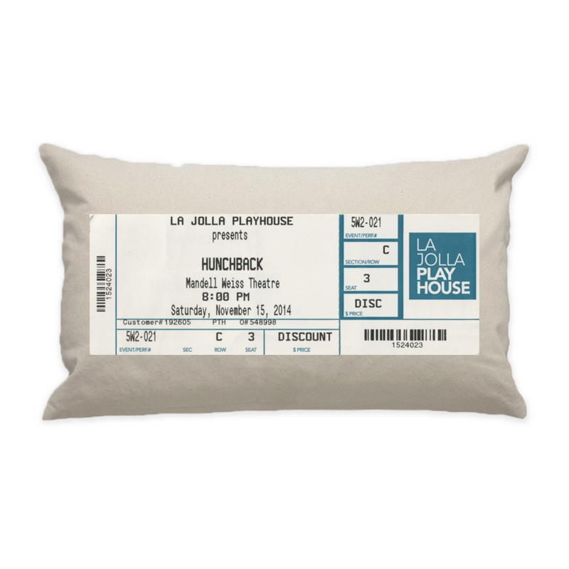 10"x18" Natural Cotton Canvas Decorative Pillow Case