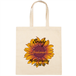 Personalized Simple Canvas Tote Bag