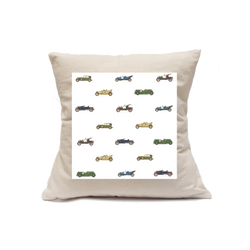 Custom Printed Natural Canvas Pillowcase with Zipper 18"x18"