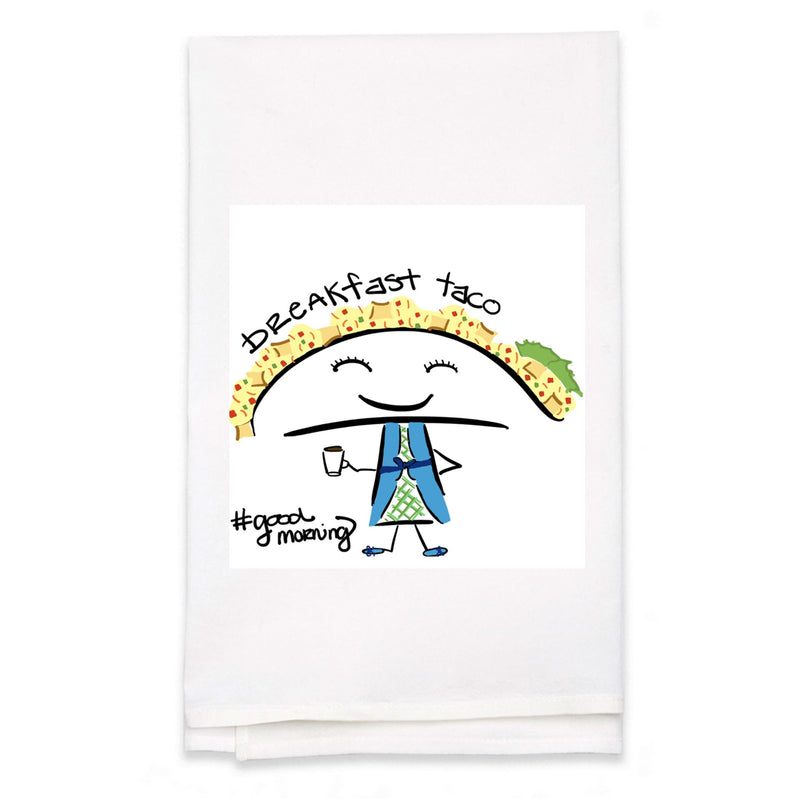 Personalized White Flour Sack Towel