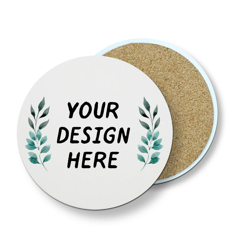 Personalized Absorbent Round Ceramic Stone Coaster Canvastry
