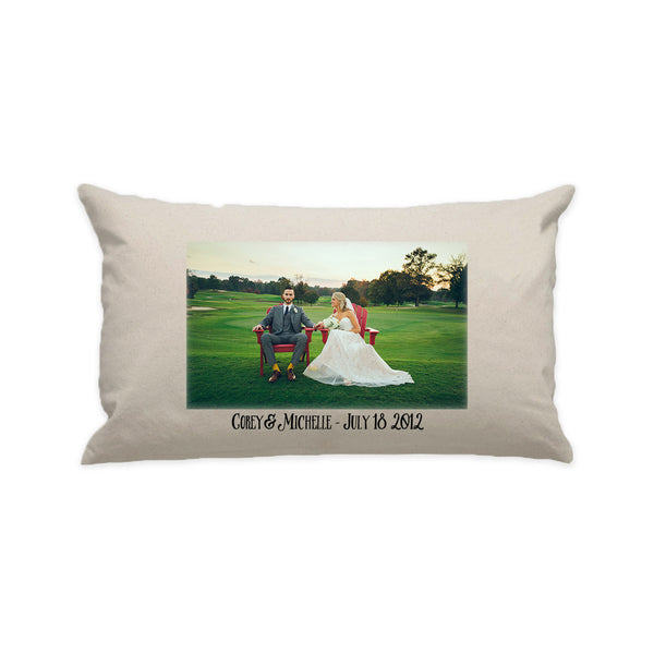 10"x18" Natural Cotton Canvas Decorative Pillow Case