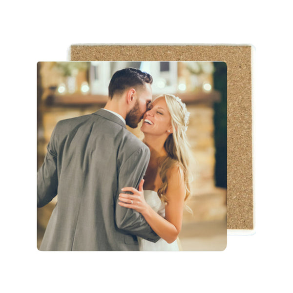 Personalized Absorbent Square Ceramic Stone Coaster