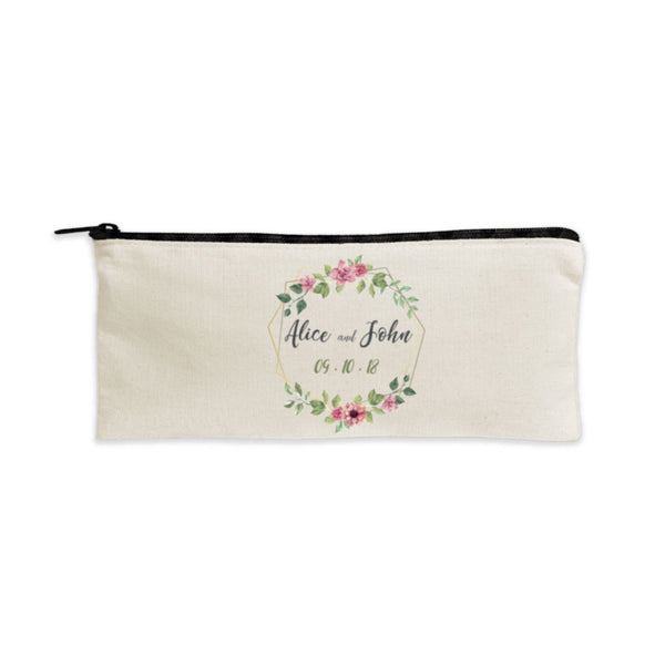 Custom Printed Clear Zippered Pencil Pouch